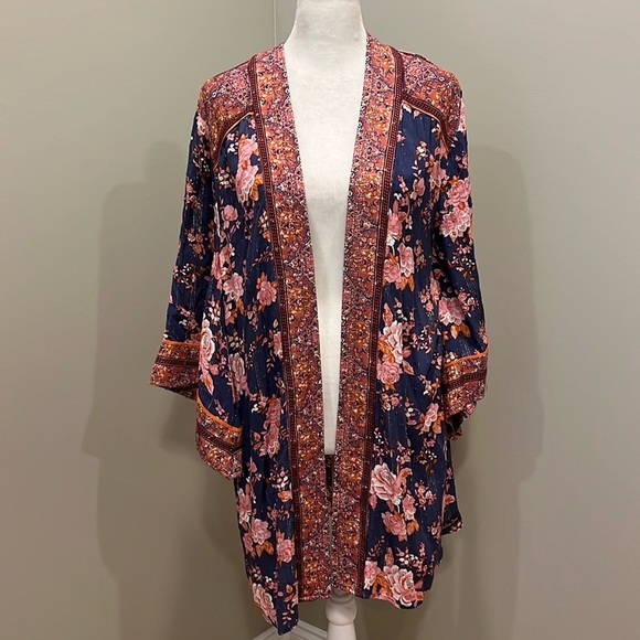 Matilda Jane Tops - Matilda Jane Open Front Kimono Cardigan XS/S